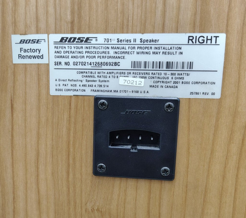Bose 701 Series II Speakers