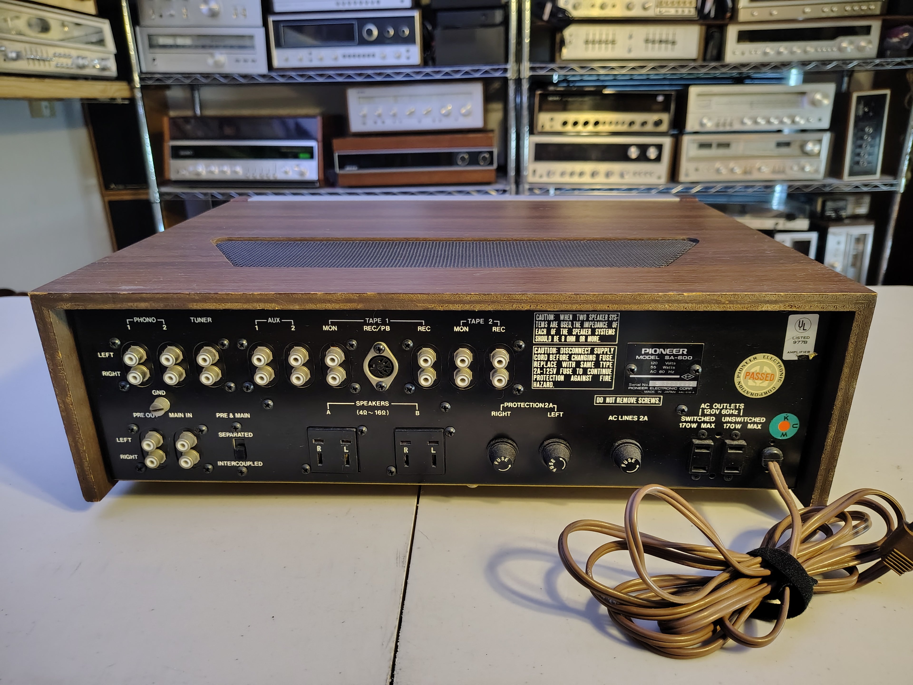 Pioneer SA-800 Amplifier