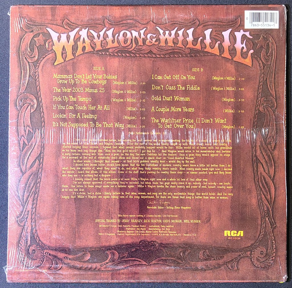 Waylon Jennings and Willie Nelson - Waylon and Willie