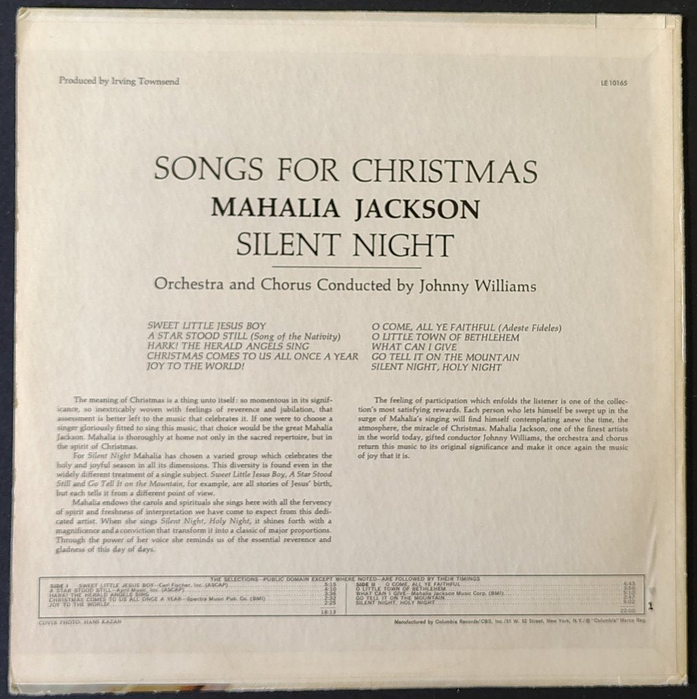 Mahalia Jackson - Silent Night